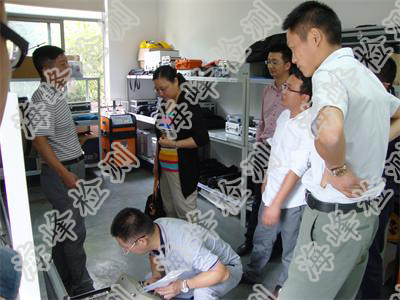 合肥市衛(wèi)生局衛(wèi)生監(jiān)督所領(lǐng)導(dǎo)一行對我司進行視察